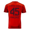 Camiseta de fútbol FC Bayern de Múnich Aleksandar Pavlovic 45 Primera Equipación 2024-25 - Hombre